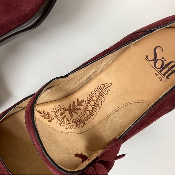 Sofft Suede Mary Jane Shoes Never Worn! Sz 9.5 Wide - Picture 5 of 5